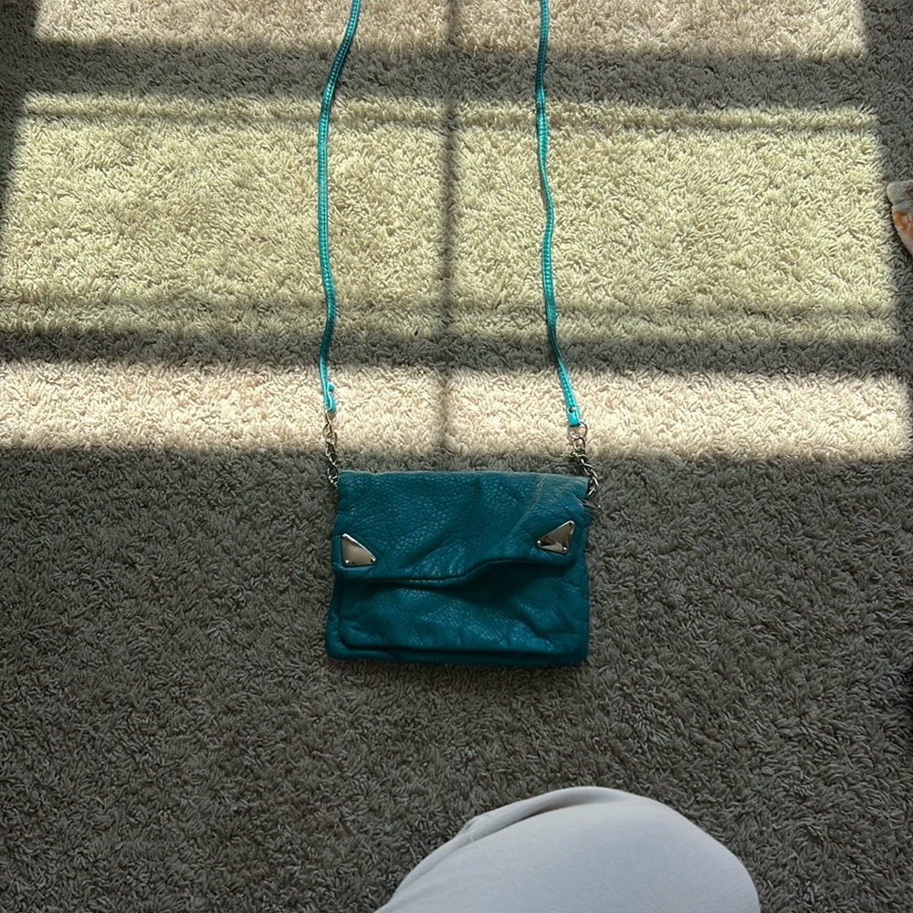 Candie's Blue Crossbody Bag with Minimalist Design